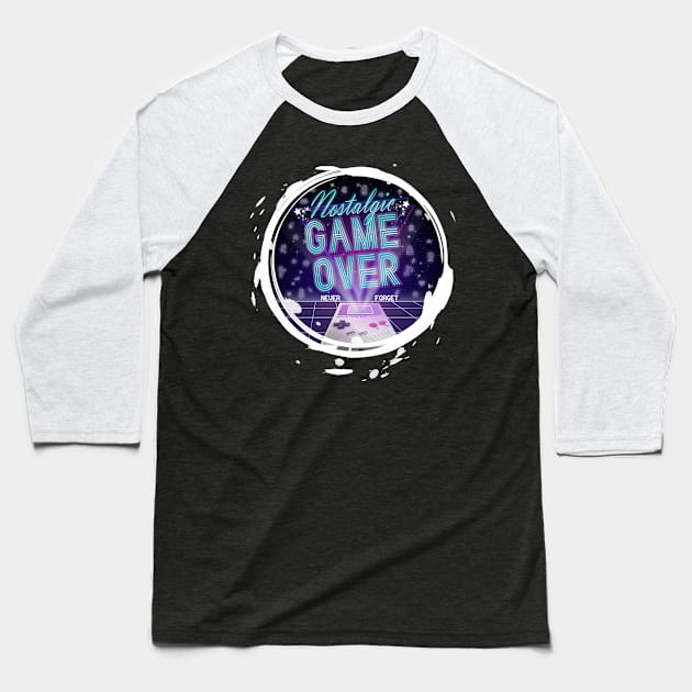 Nostalgic game Baseball T-Shirt by peekxel